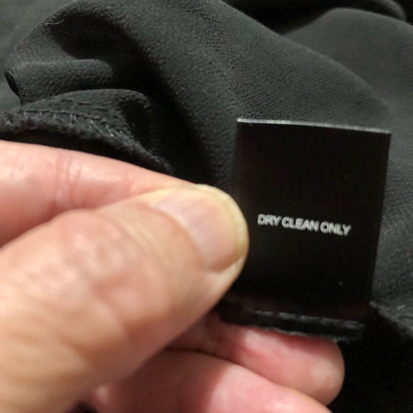 Double Zero Vest. Faux Leather and Chiffon. Size small. Black. - Picture 6 of 6